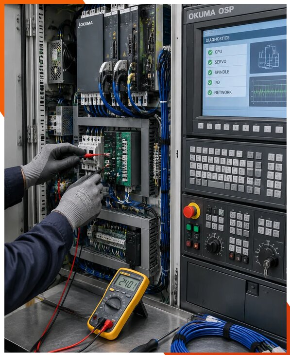Ремонт систем ЧПУ Okuma OSP в Ярославле